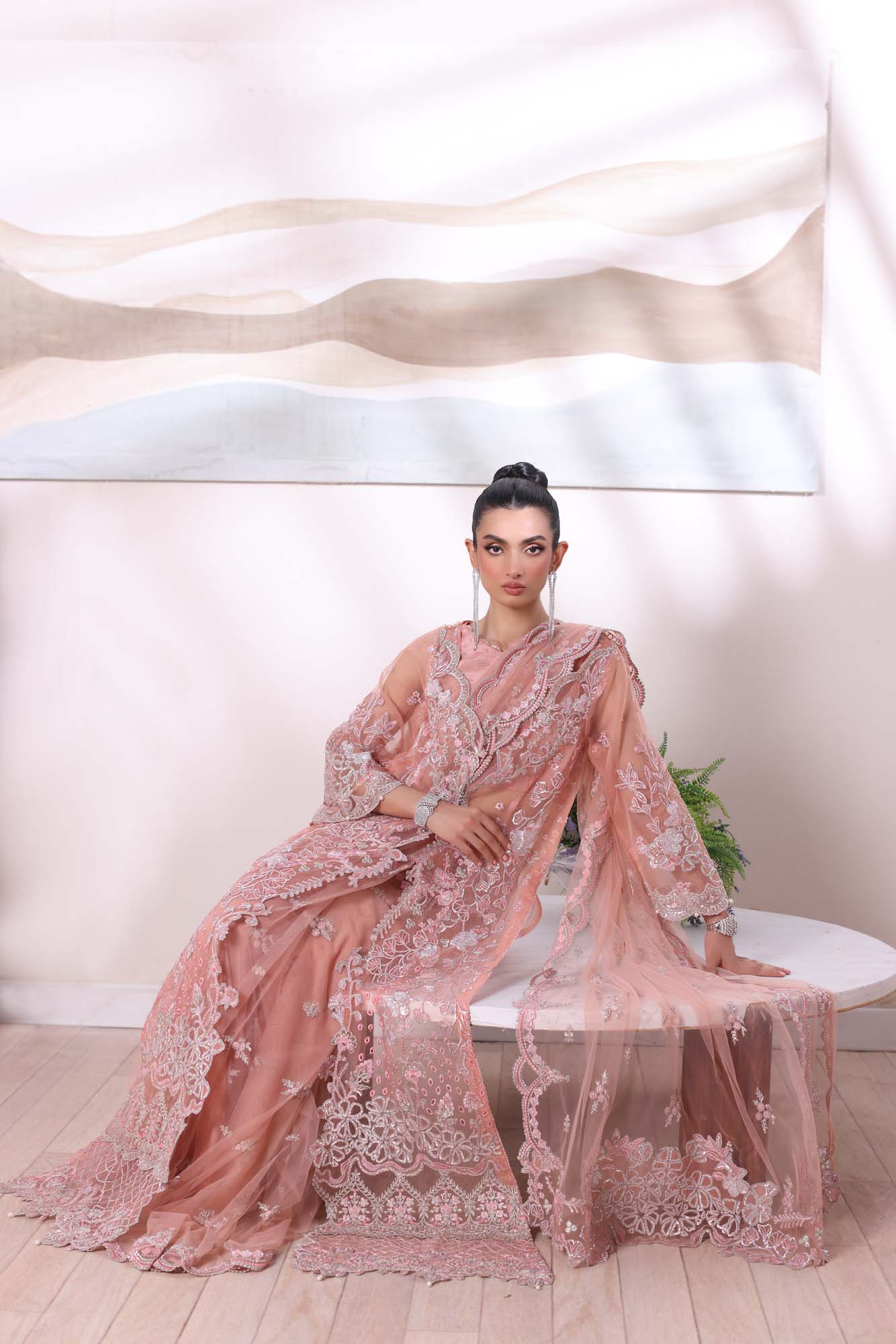 Noor by Saadia Asad | Noor Chiffon De Luxe | D6 - House Of Hania