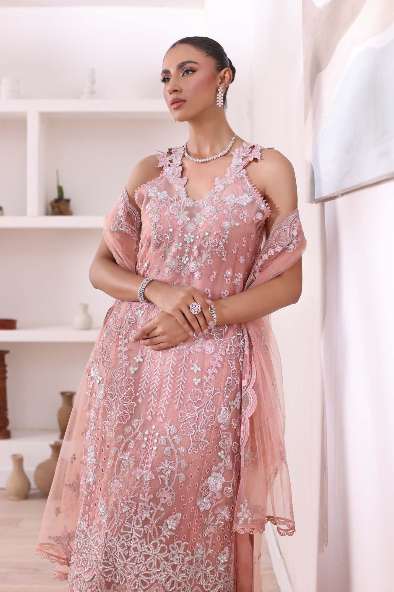 Noor by Saadia Asad | Noor Chiffon De Luxe | D6 - House Of Hania