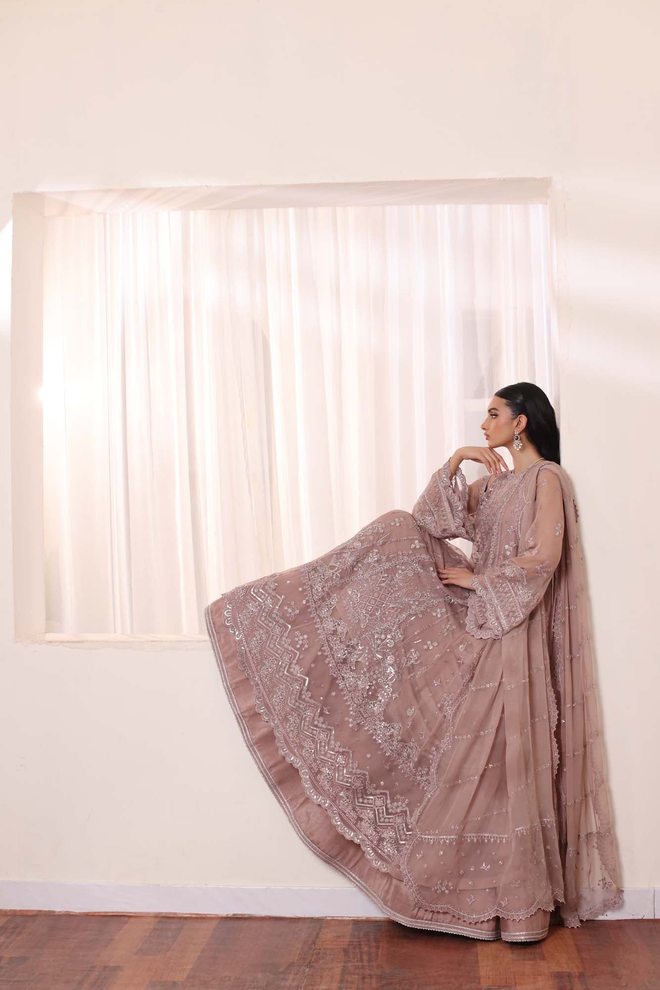 Noor by Saadia Asad | Noor Chiffon De Luxe | D7 - House Of Hania