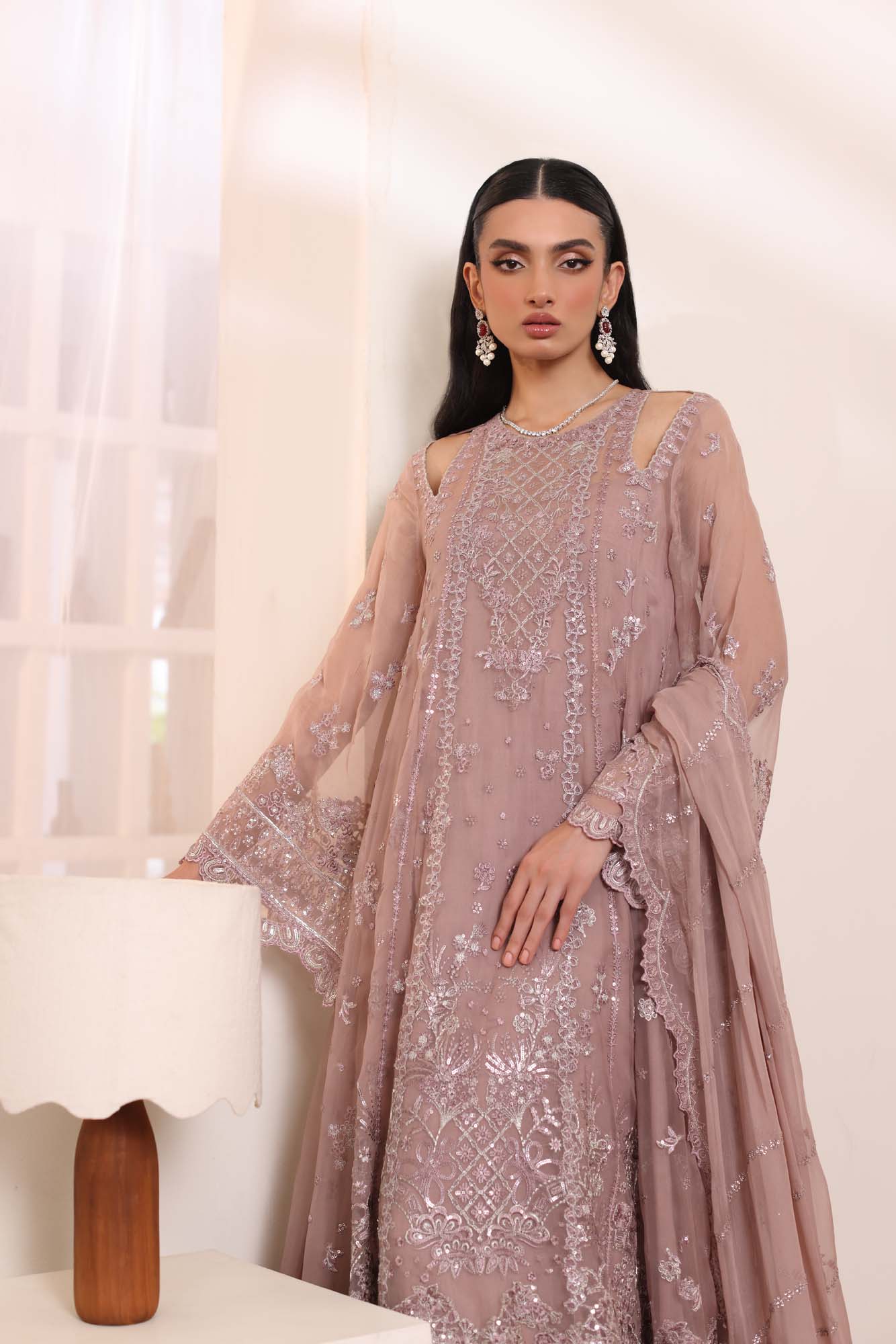 Noor by Saadia Asad | Noor Chiffon De Luxe | D7 - House Of Hania