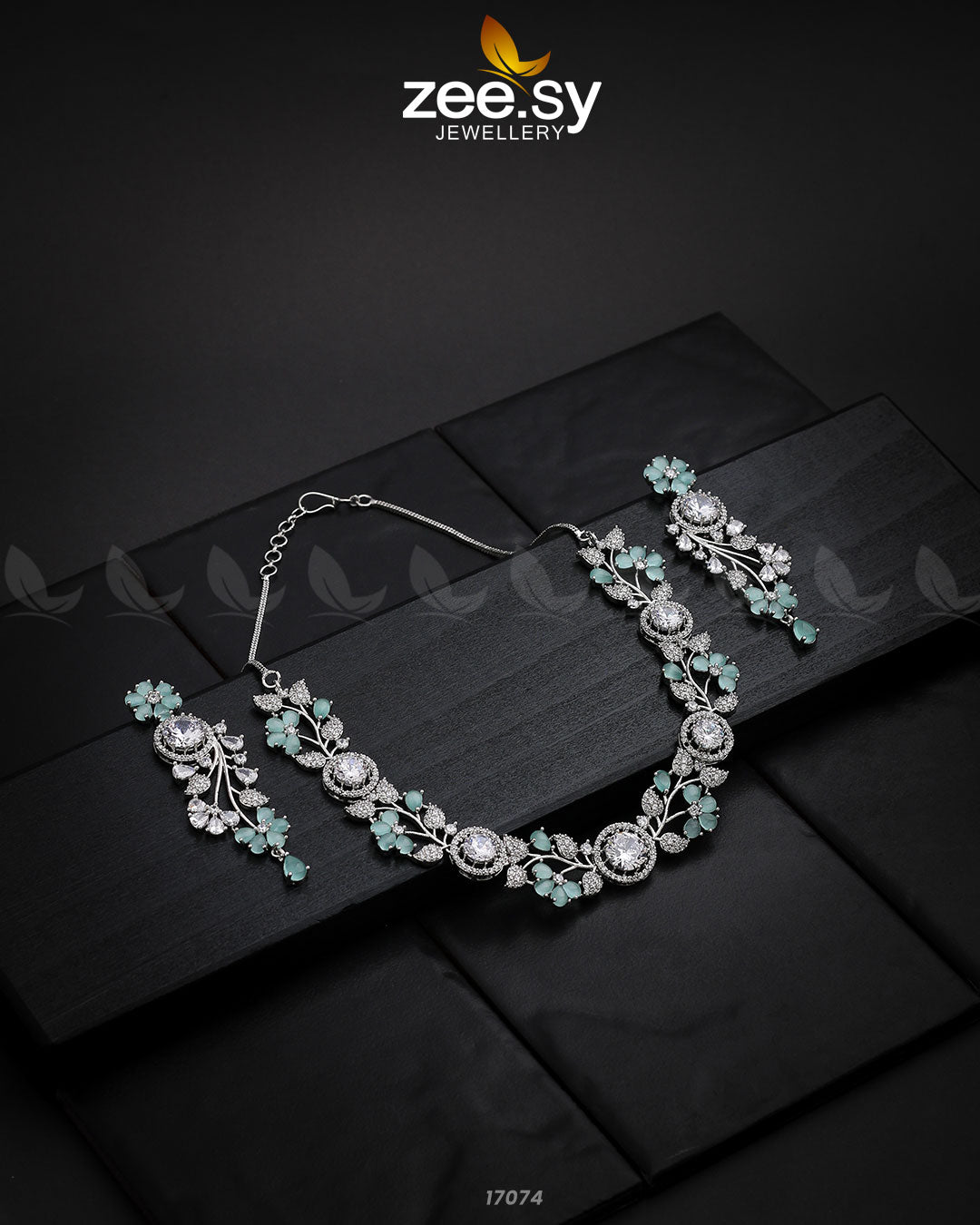 Noorani Zircon Necklace - House Of Hania