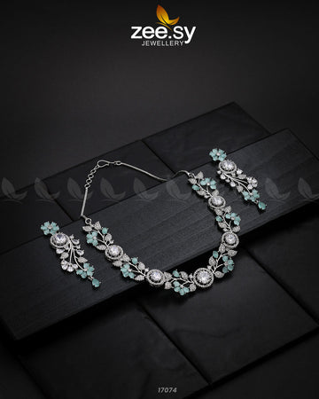 Noorani Zircon Necklace - House Of Hania