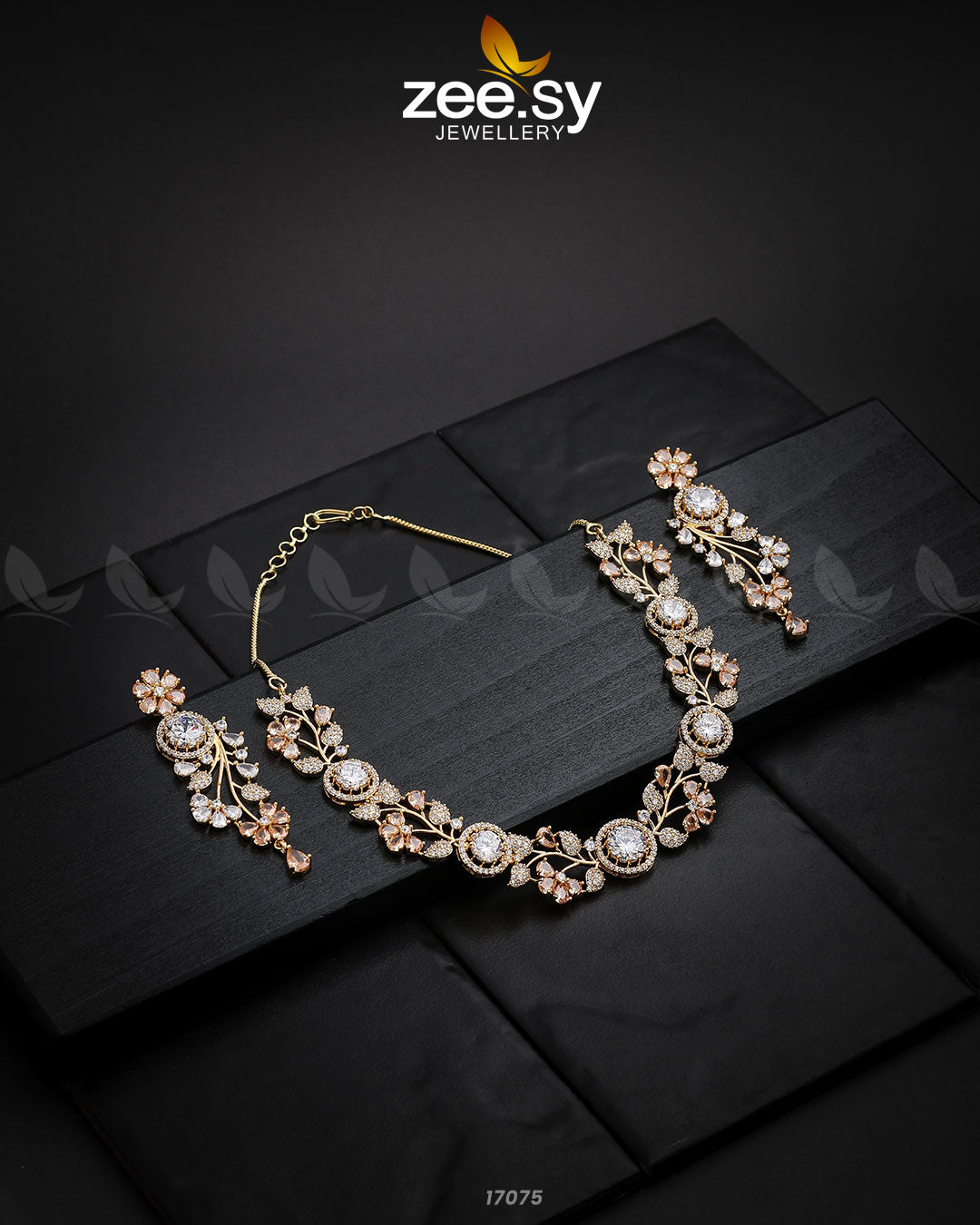 Noorani Zircon Necklace - House Of Hania