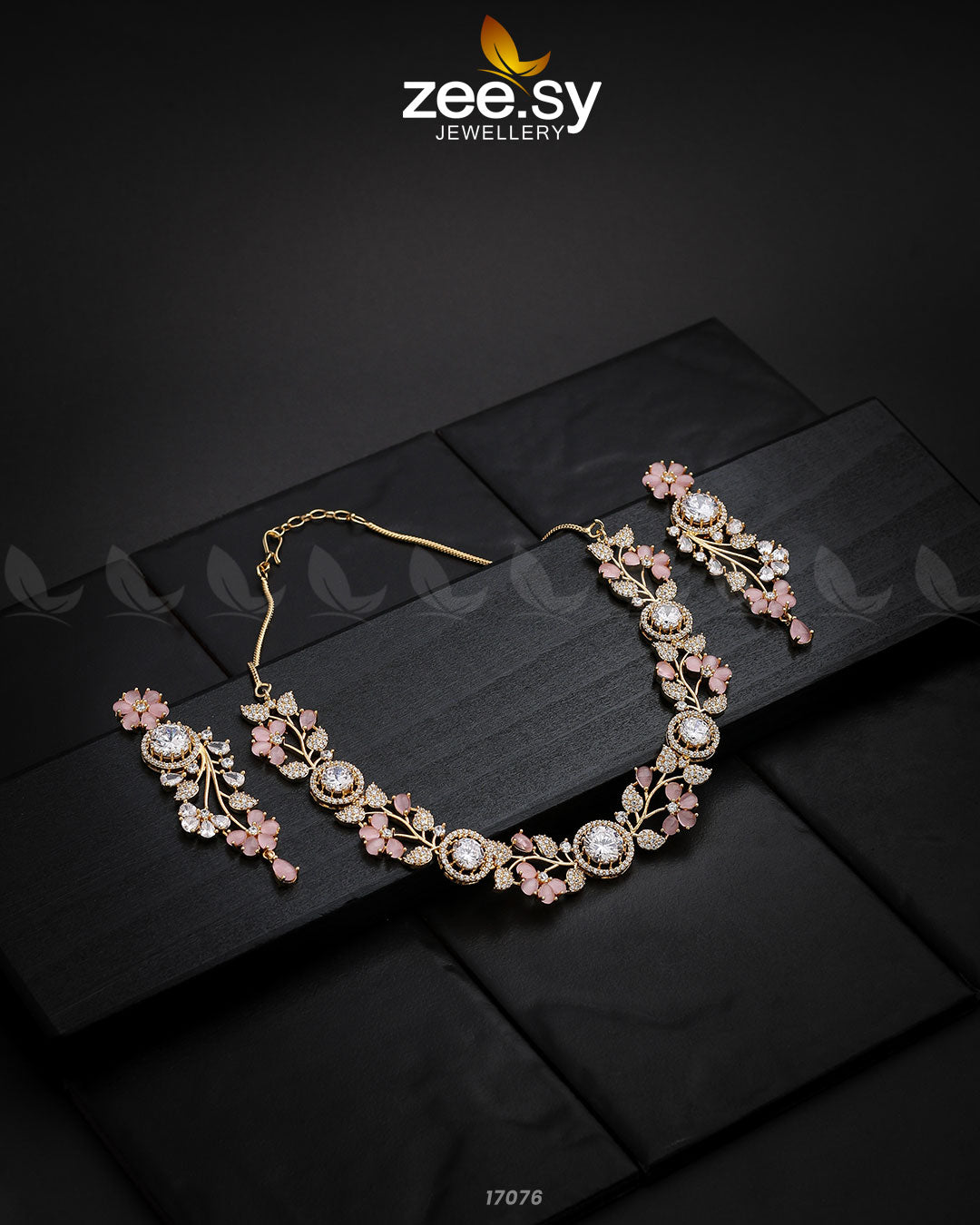 Noorani Zircon Necklace - House Of Hania