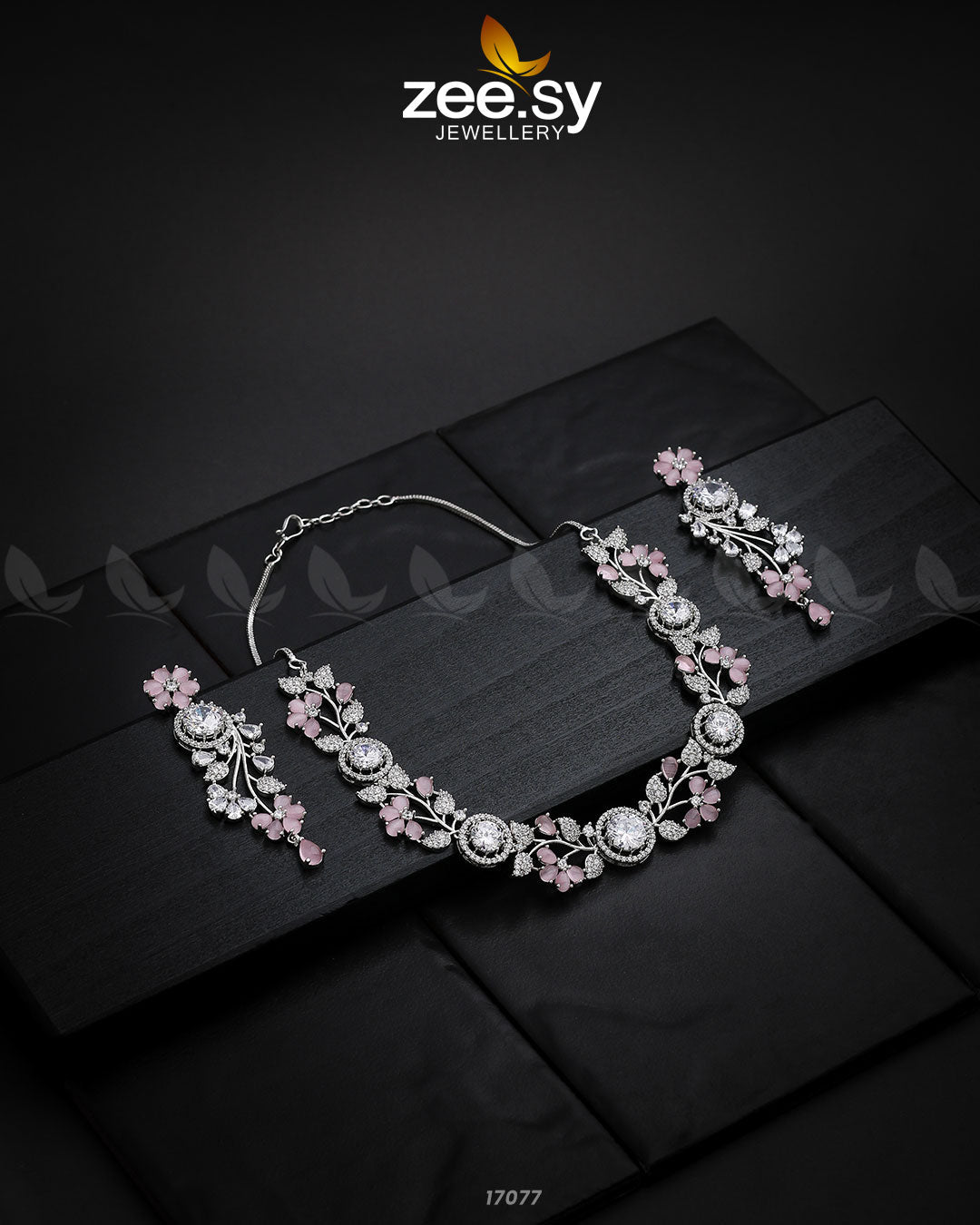 Noorani Zircon Necklace - House Of Hania