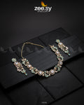 Noorani Zircon Necklace - House Of Hania