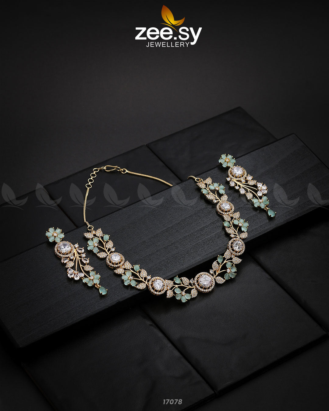 Noorani Zircon Necklace - House Of Hania