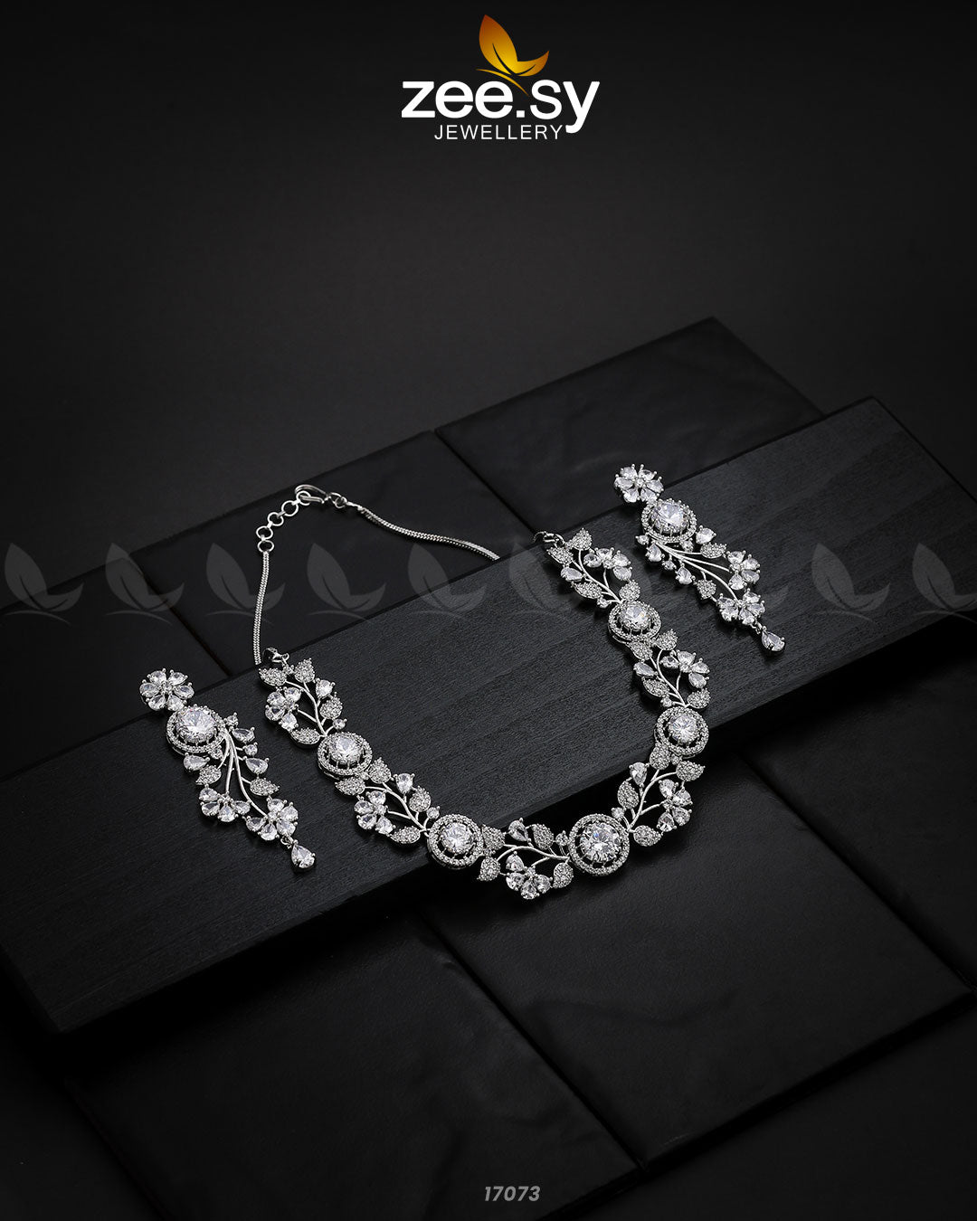 Noorani Zircon Necklace - House Of Hania