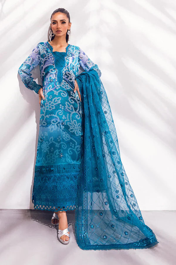 Nureh | Ballerina Formals | Blue Charm - House Of Hania