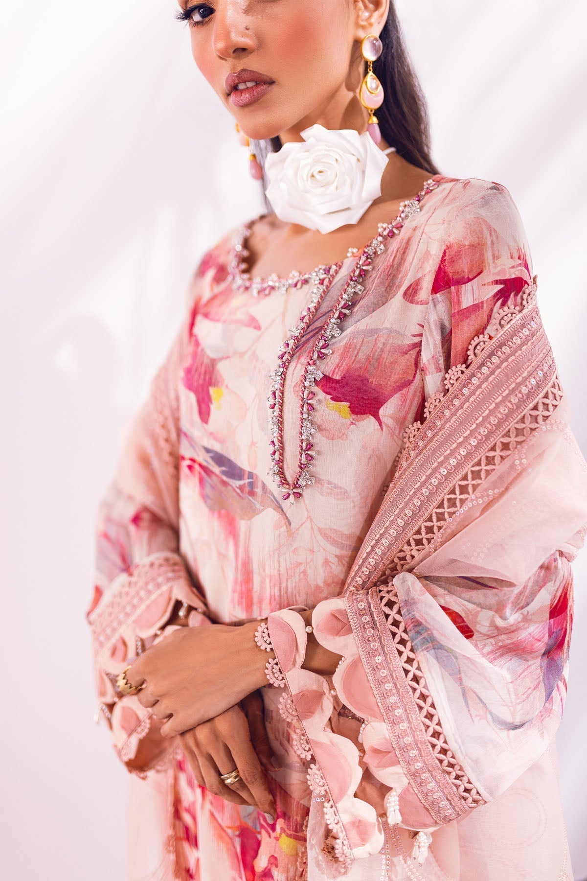 Nureh | Ballerina Formals | OAK MIST - House Of Hania