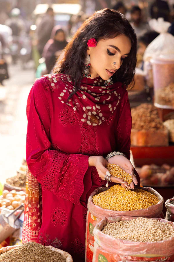 Nureh | Bazaar Lawn Chikankari 24 | NS-124 - House Of Hania