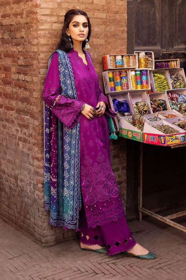 Nureh | Bazaar Lawn Chikankari 24 | NS-125 - House Of Hania