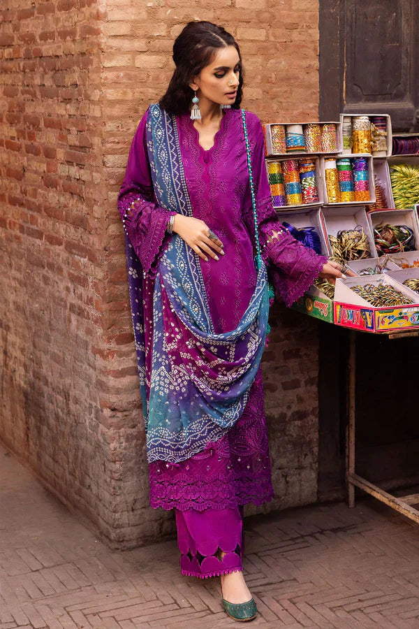 Nureh | Bazaar Lawn Chikankari 24 | NS-125 - House Of Hania