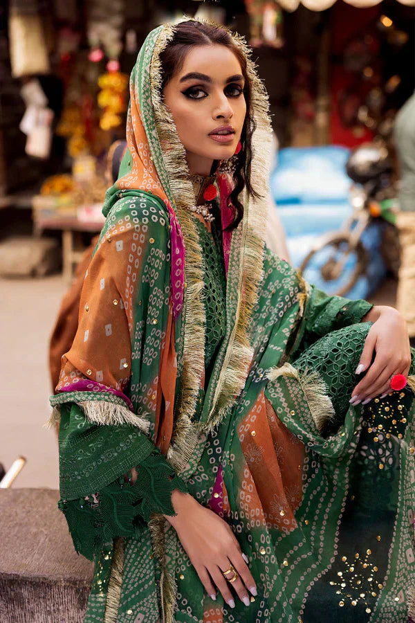 Nureh | Bazaar Lawn Chikankari 24 | NS-126 - House Of Hania