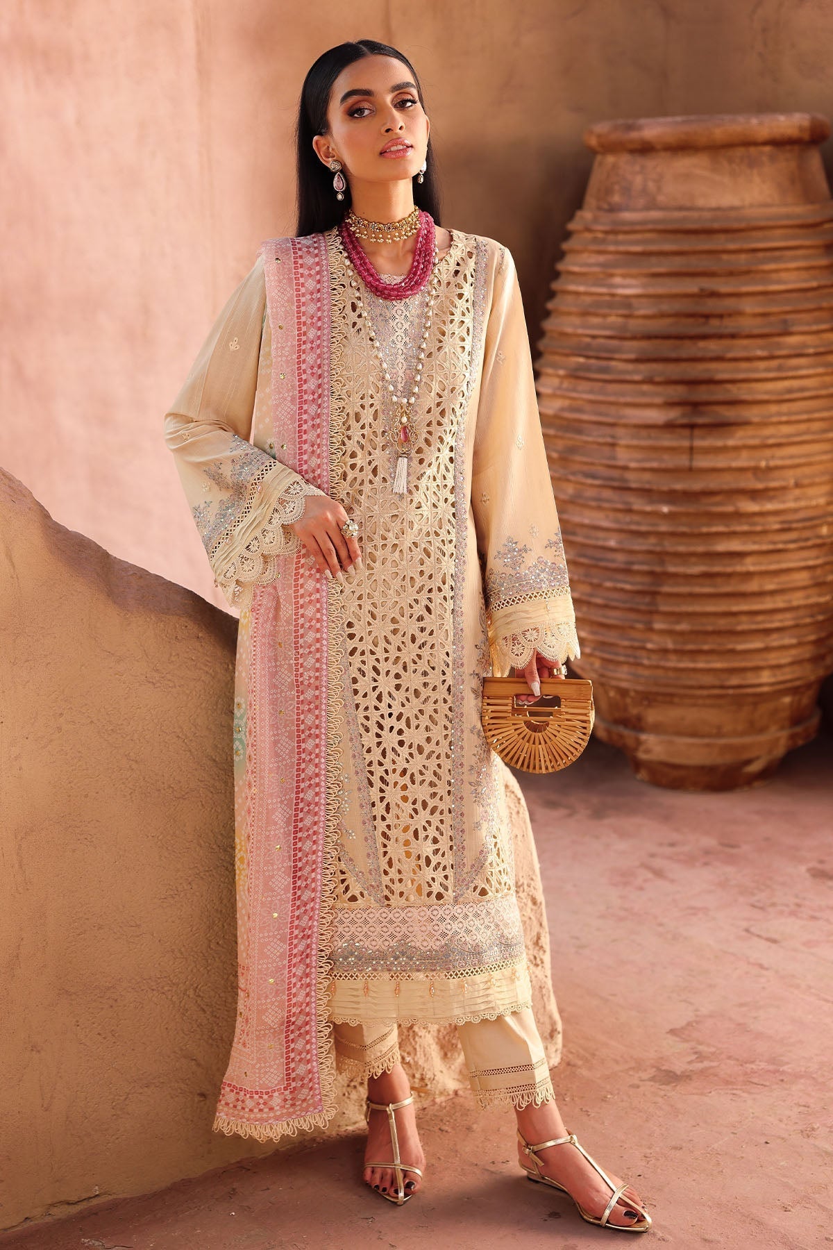 Nureh | Bazaar Lawn | NE-159 - House Of Hania