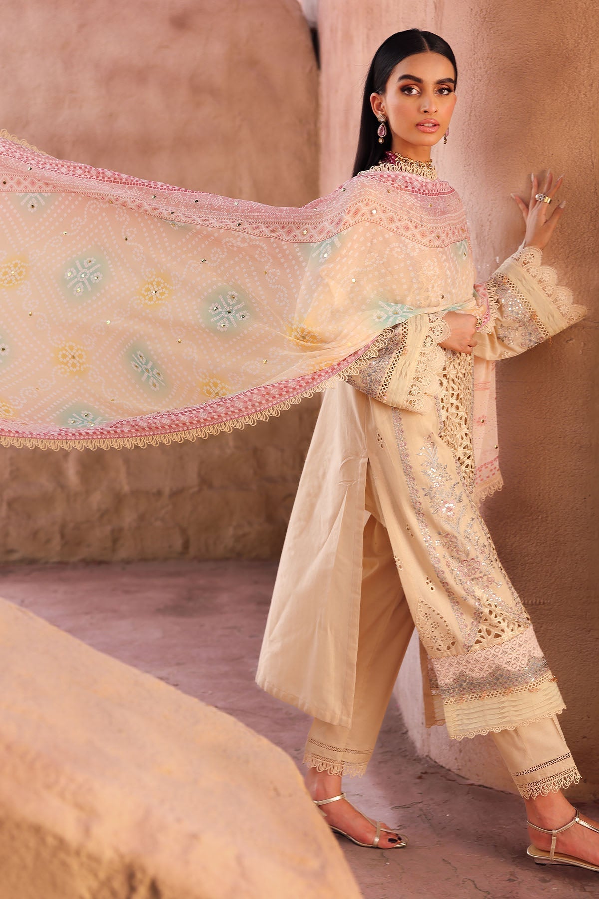 Nureh | Bazaar Lawn | NE-159 - House Of Hania
