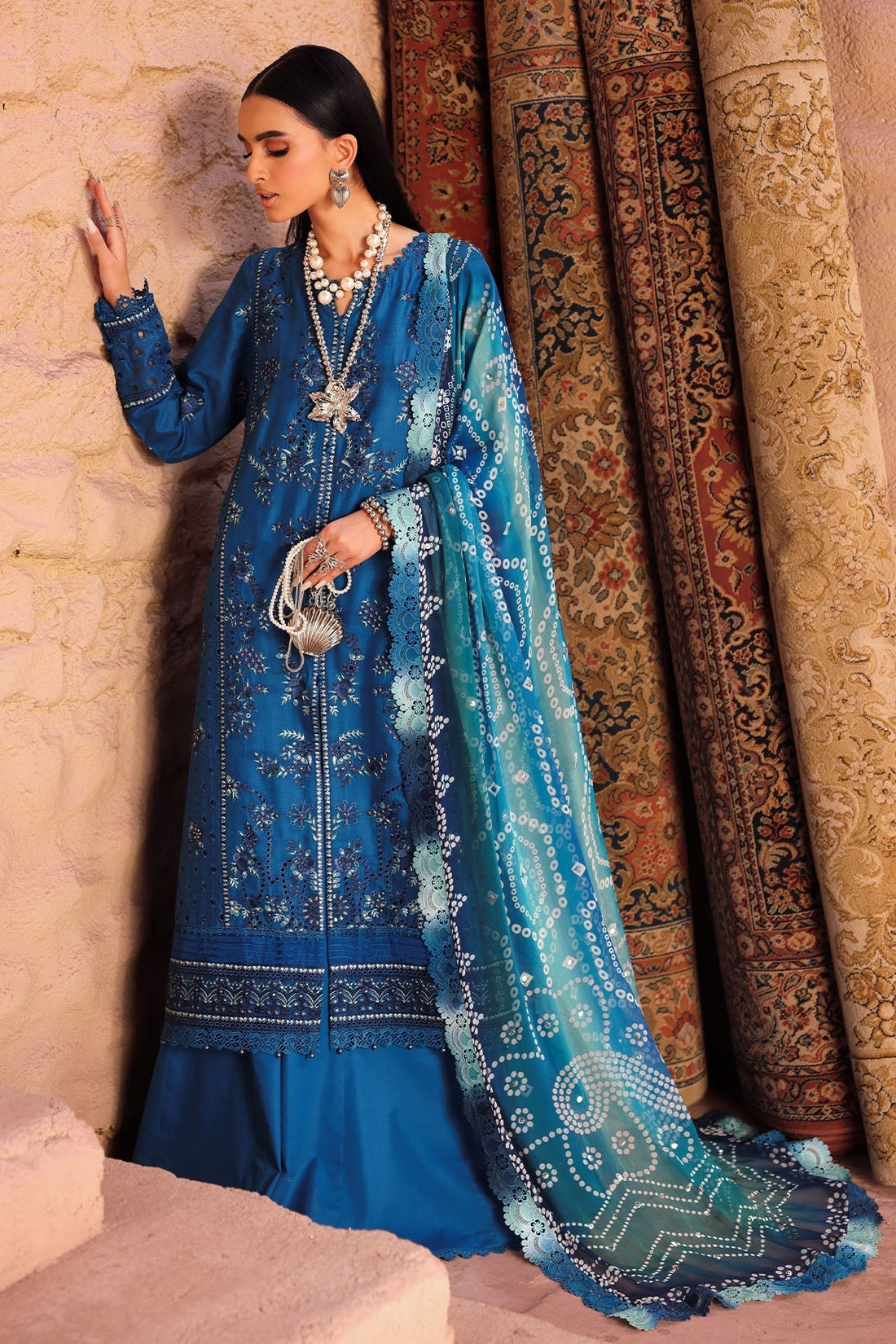 Nureh | Bazaar Lawn | NE-160 - House Of Hania