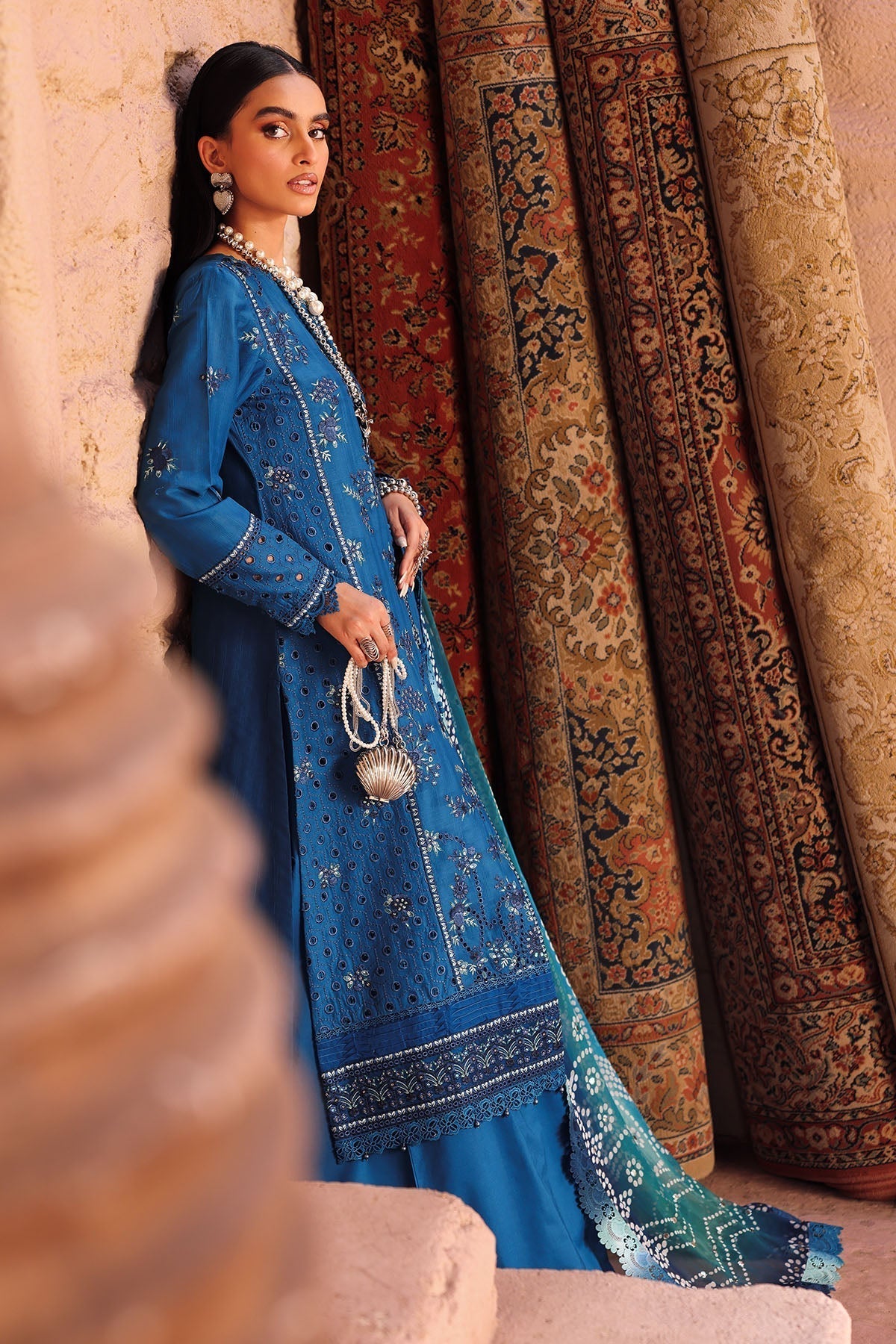 Nureh | Bazaar Lawn | NE-160 - House Of Hania