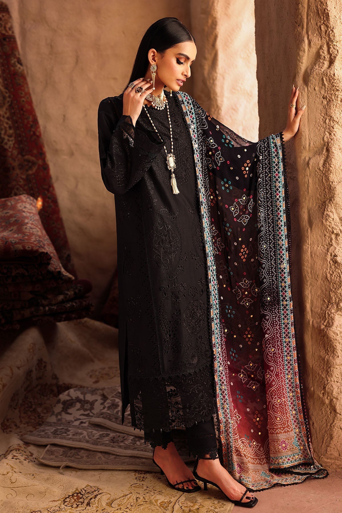 Nureh | Bazaar Lawn | NE-162 - House Of Hania