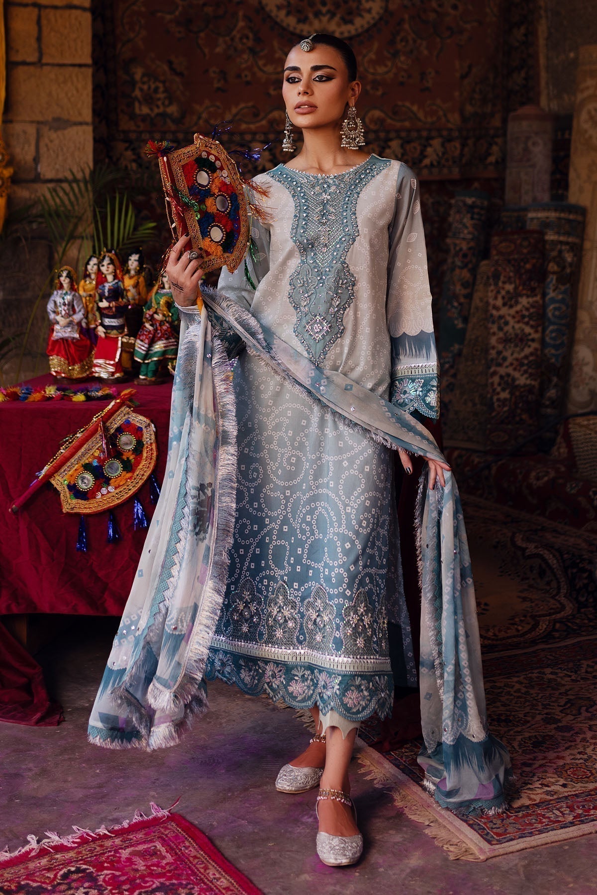 Nureh | Bazaar Lawn | NS-130 - House Of Hania