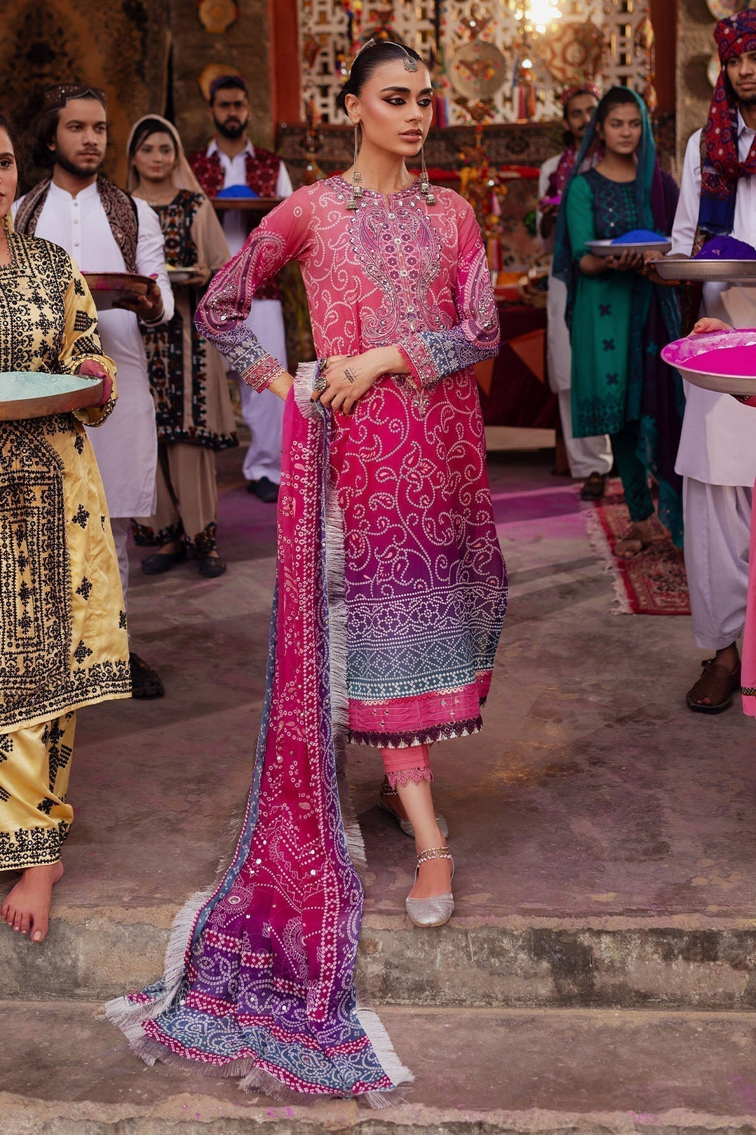 Nureh | Bazaar Lawn | NS-131 - House Of Hania