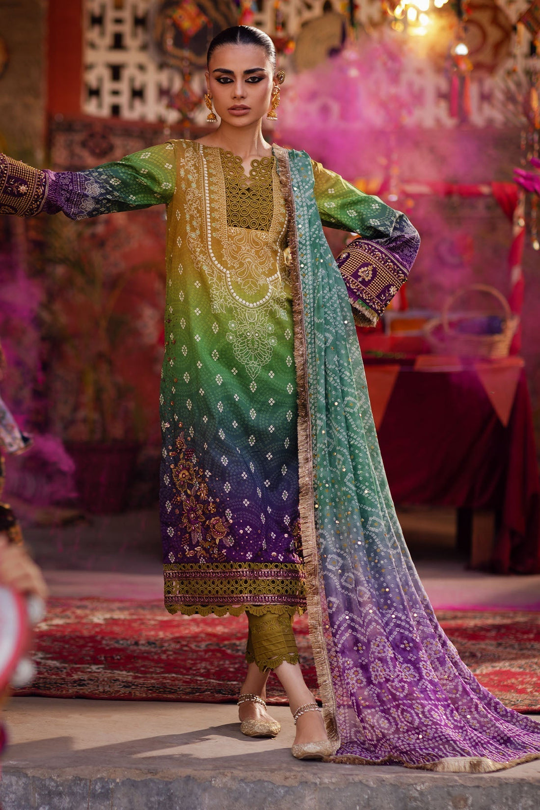 Nureh | Bazaar Lawn | NS-132 - House Of Hania