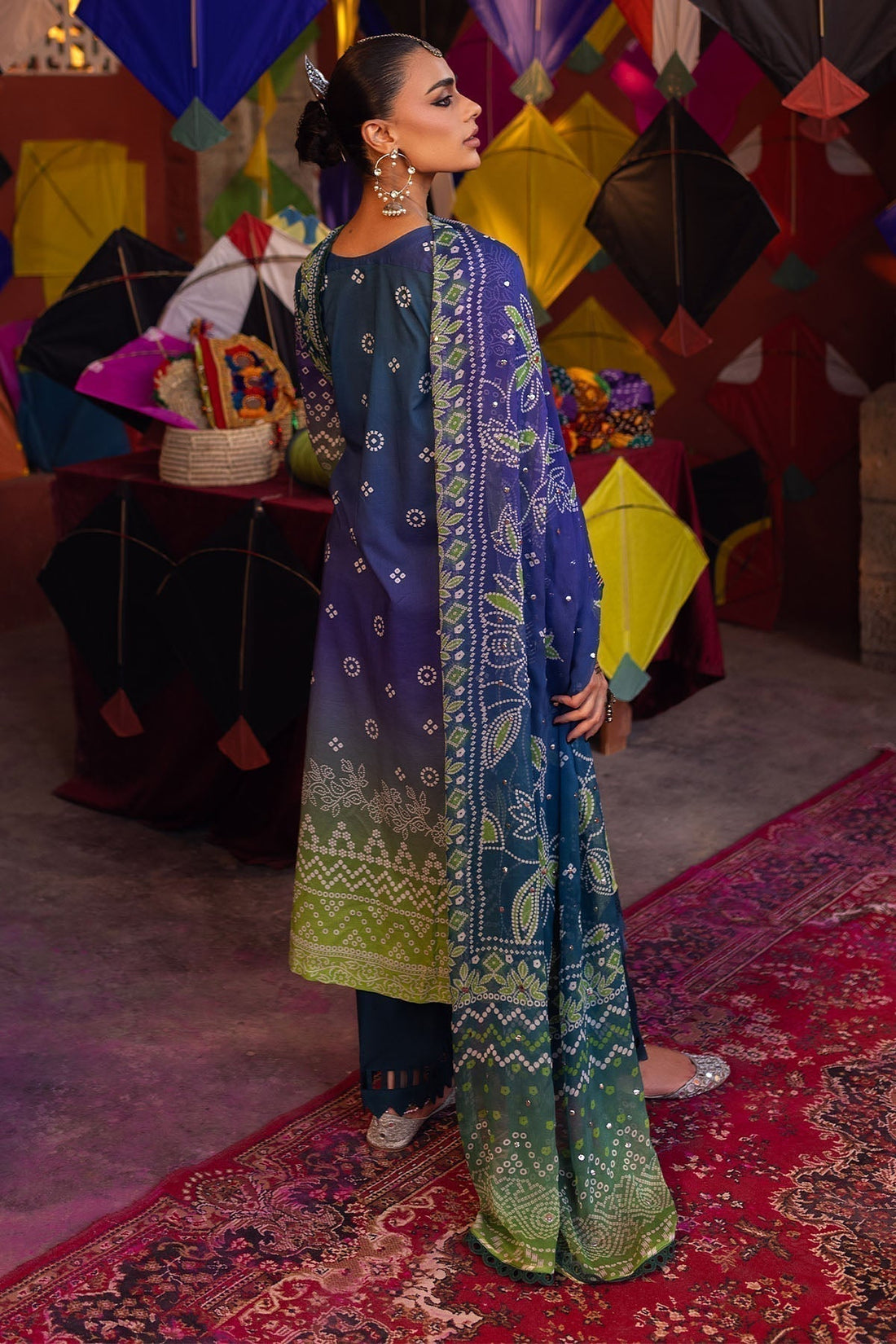 Nureh | Bazaar Lawn | NS-133 - House Of Hania