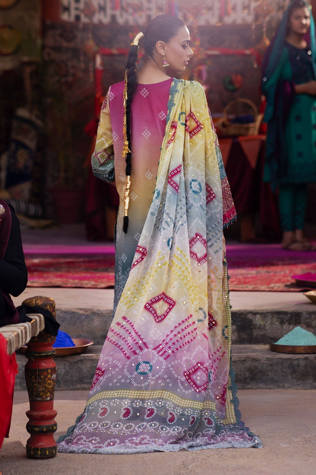 Nureh | Bazaar Lawn | NS-134 - House Of Hania