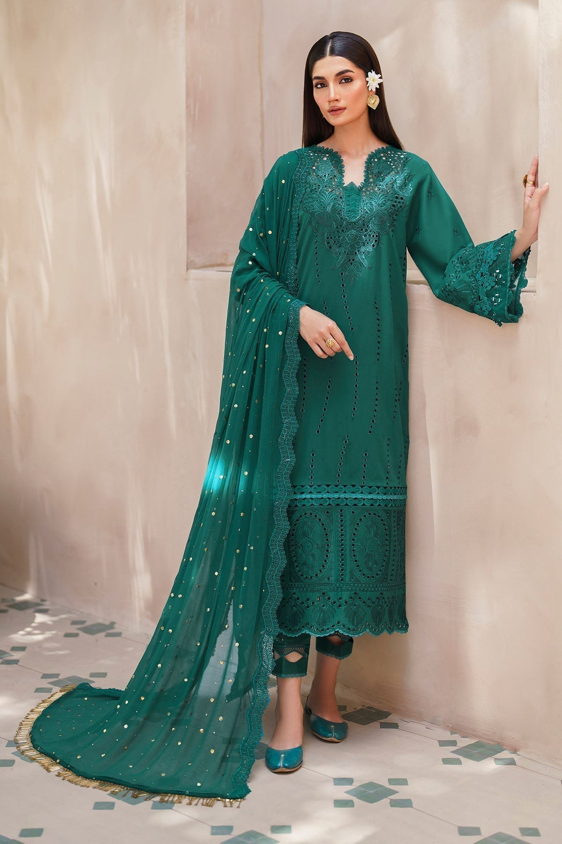 Nureh | Bazaar Lawn | NS-135 - House Of Hania