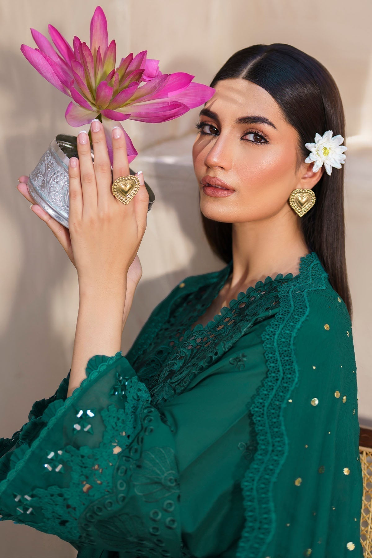 Nureh | Bazaar Lawn | NS-135 - House Of Hania