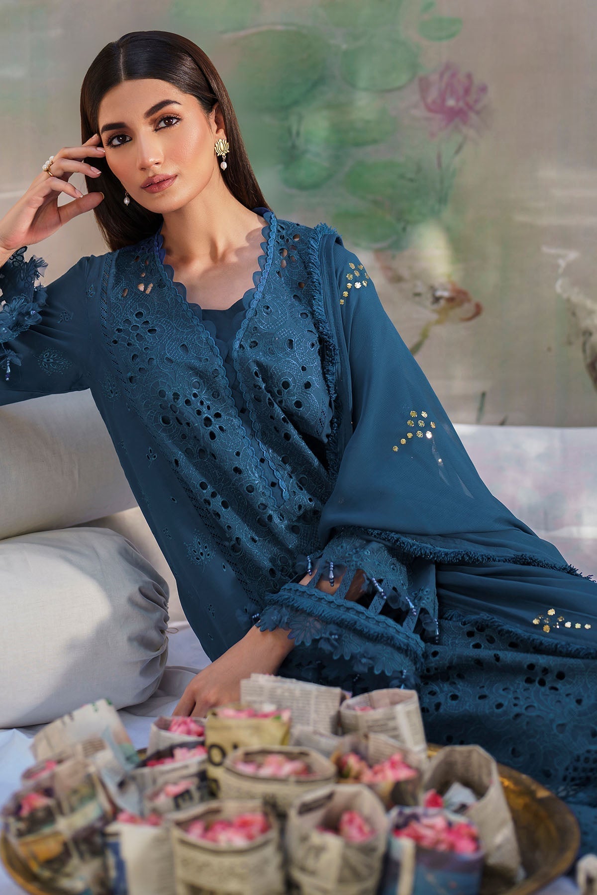 Nureh | Bazaar Lawn | NS-137 - House Of Hania