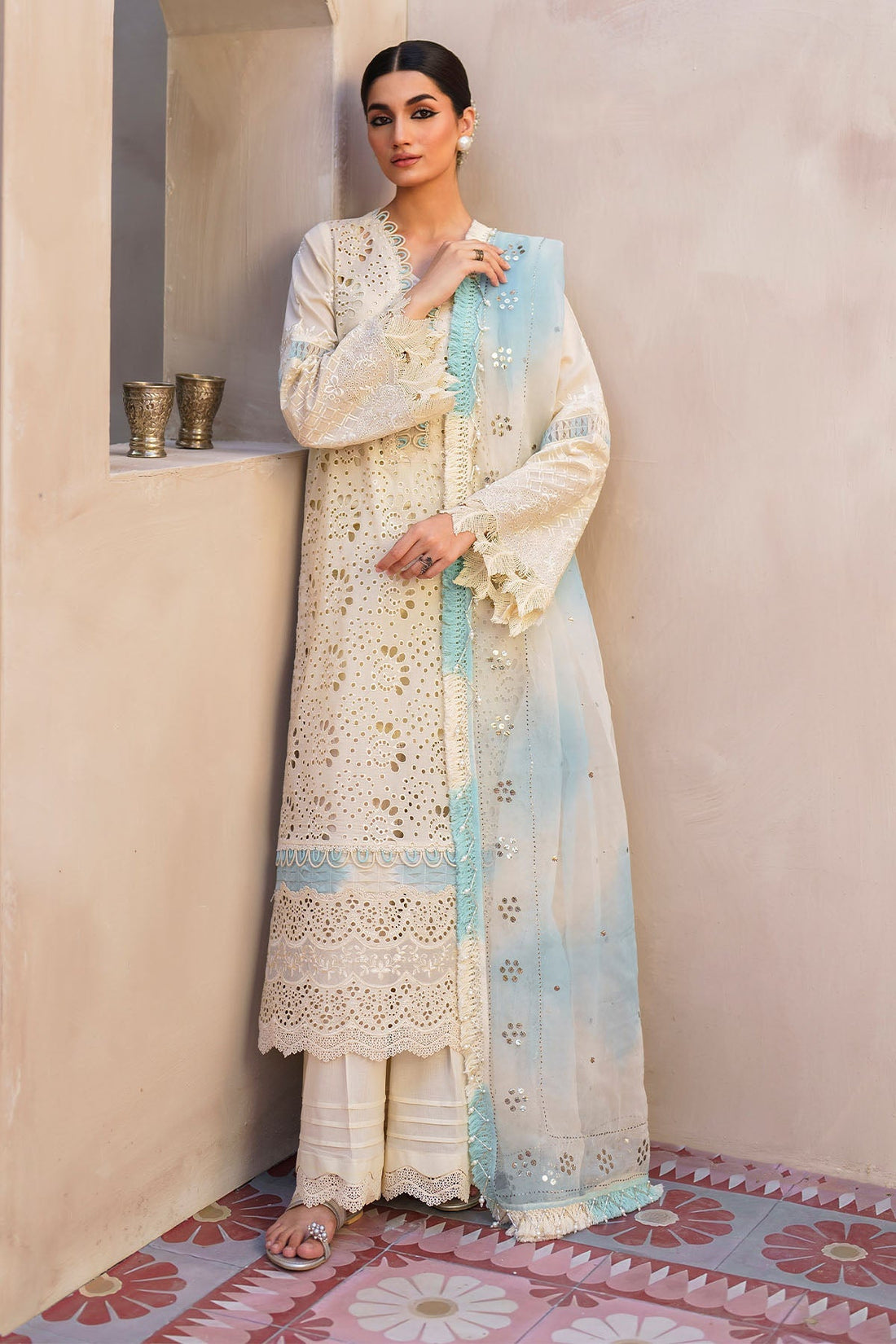 Nureh | Bazaar Lawn | NS-140 - House Of Hania