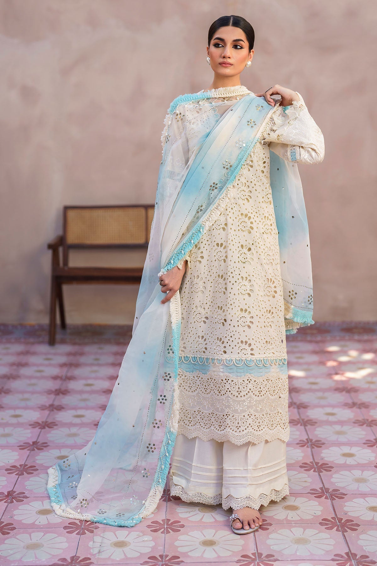 Nureh | Bazaar Lawn | NS-140 - House Of Hania