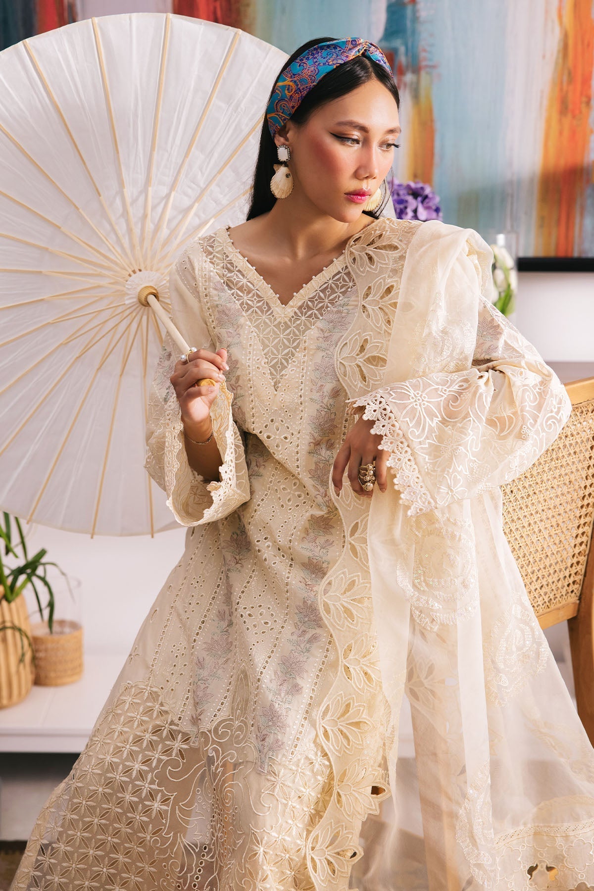 Nureh | Eid Escape Lawn | AMELFIE NE-92 - House Of Hania