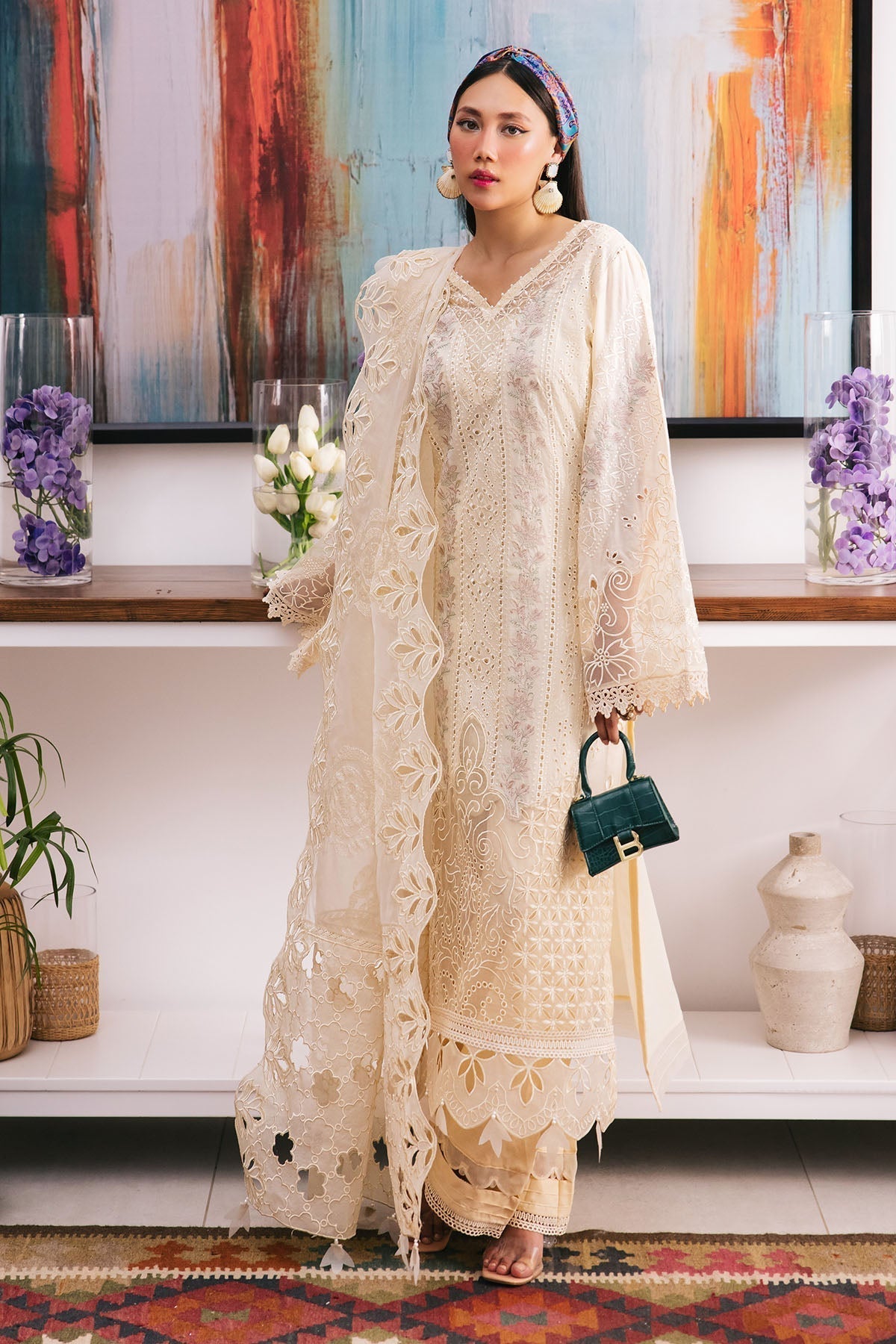 Nureh | Eid Escape Lawn | AMELFIE NE-92 - House Of Hania