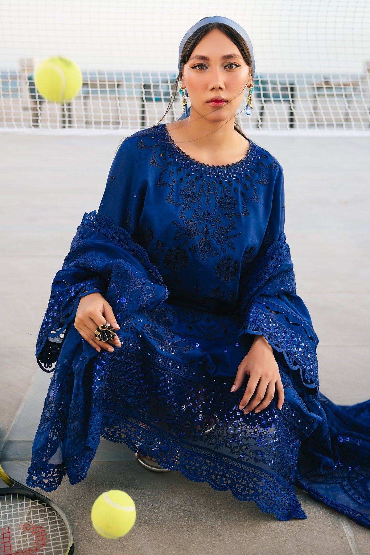 Nureh | Eid Escape Lawn | BLUME NE-90 - House Of Hania