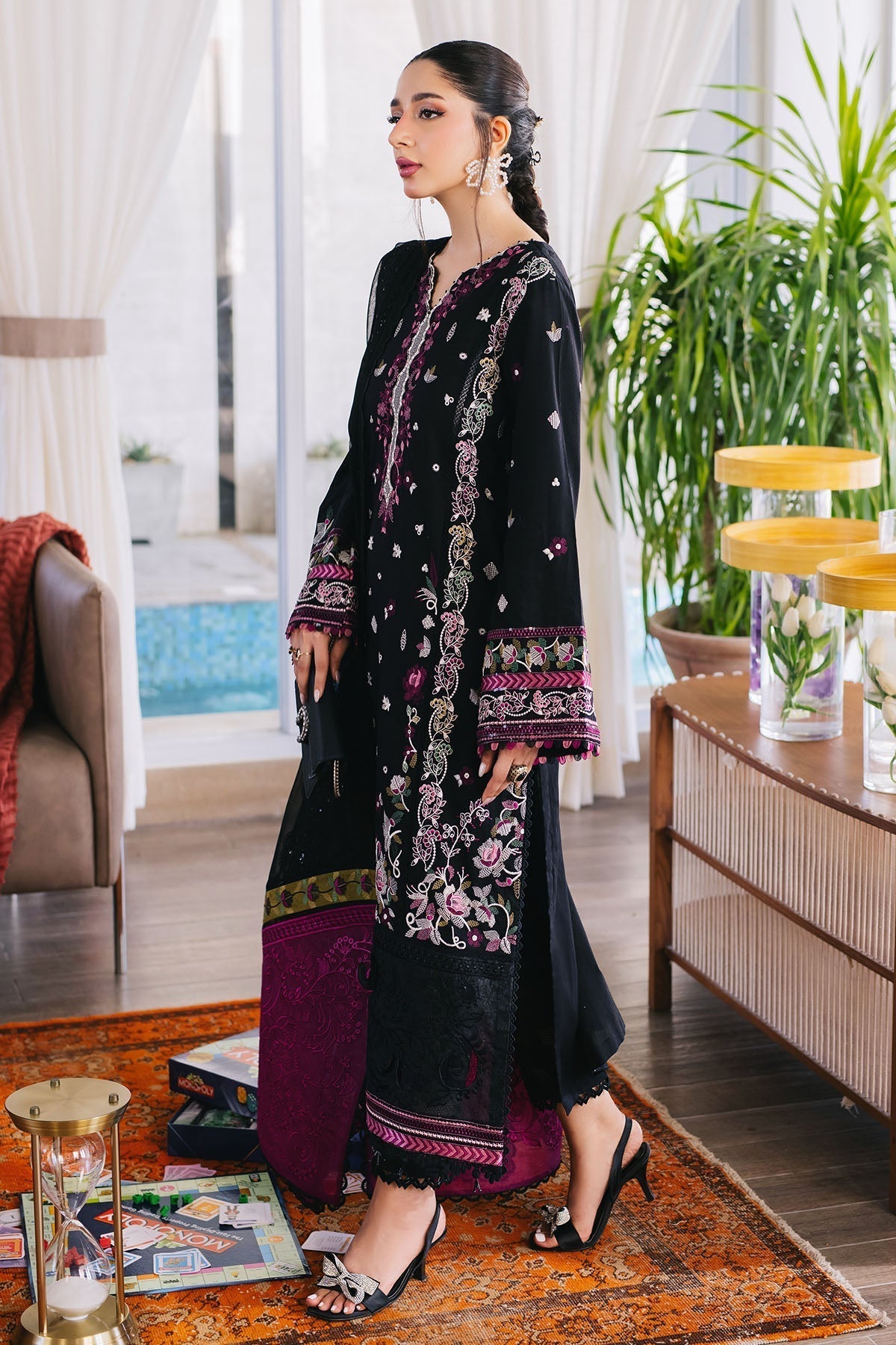 Nureh | Eid Escape Lawn | BOTANICA NE-88 - House Of Hania