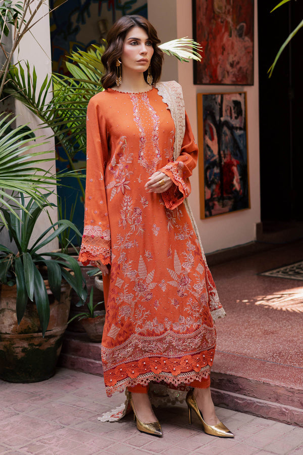 Nureh | Exclusive Leather Peach | NE-184 - House Of Hania