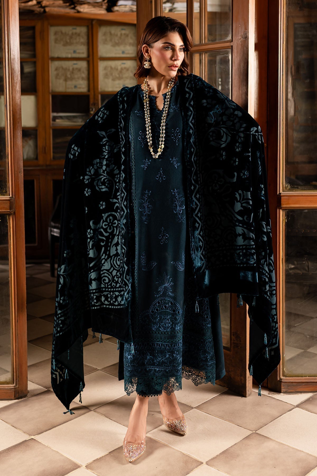 Nureh | Exclusive Shawls |  NE-118 - House Of Hania