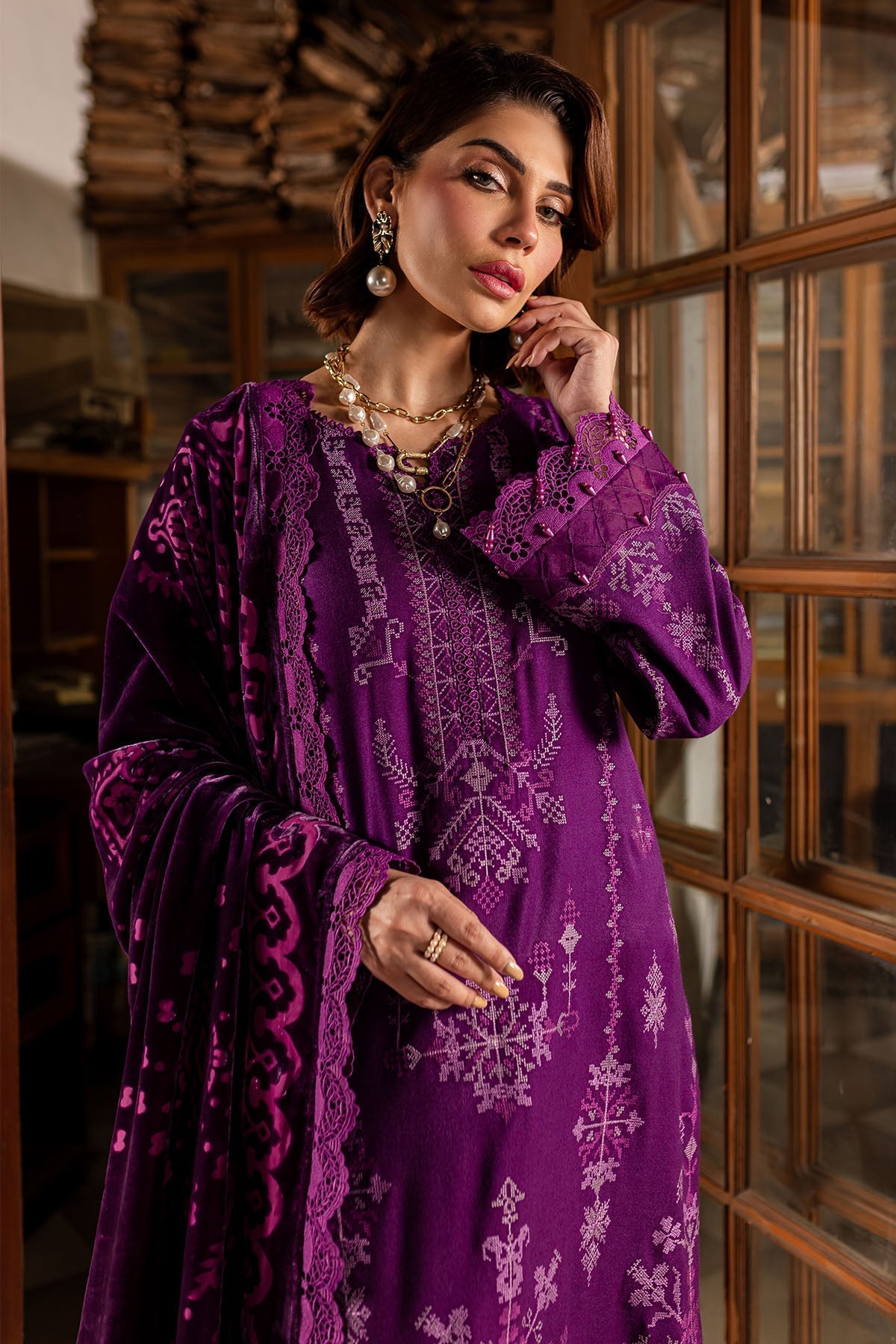 Nureh | Exclusive Shawls |  NE-119 - House Of Hania