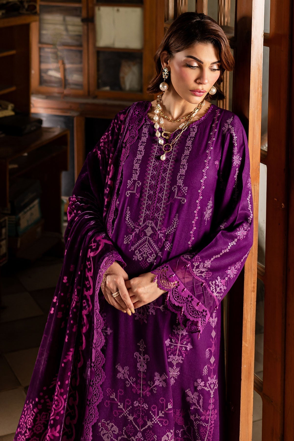 Nureh | Exclusive Shawls |  NE-119 - House Of Hania
