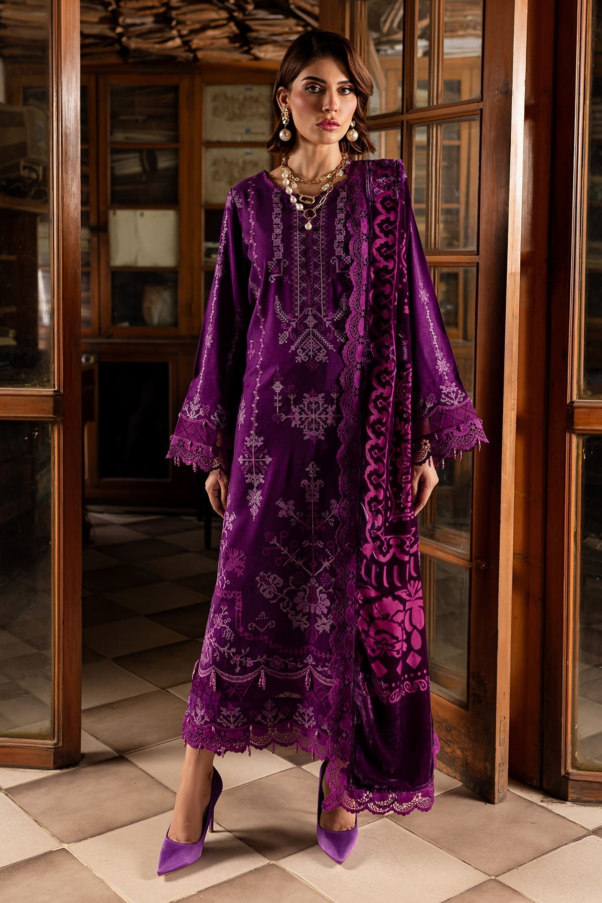 Nureh | Exclusive Shawls |  NE-119 - House Of Hania