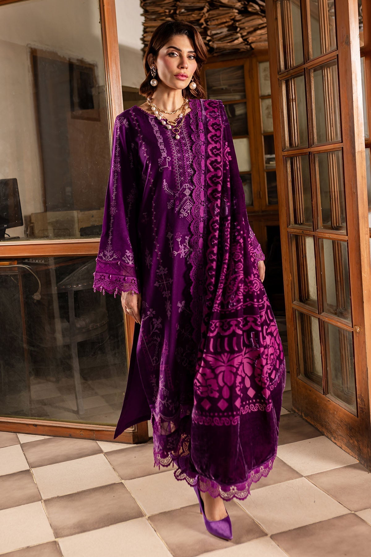 Nureh | Exclusive Shawls |  NE-119 - House Of Hania