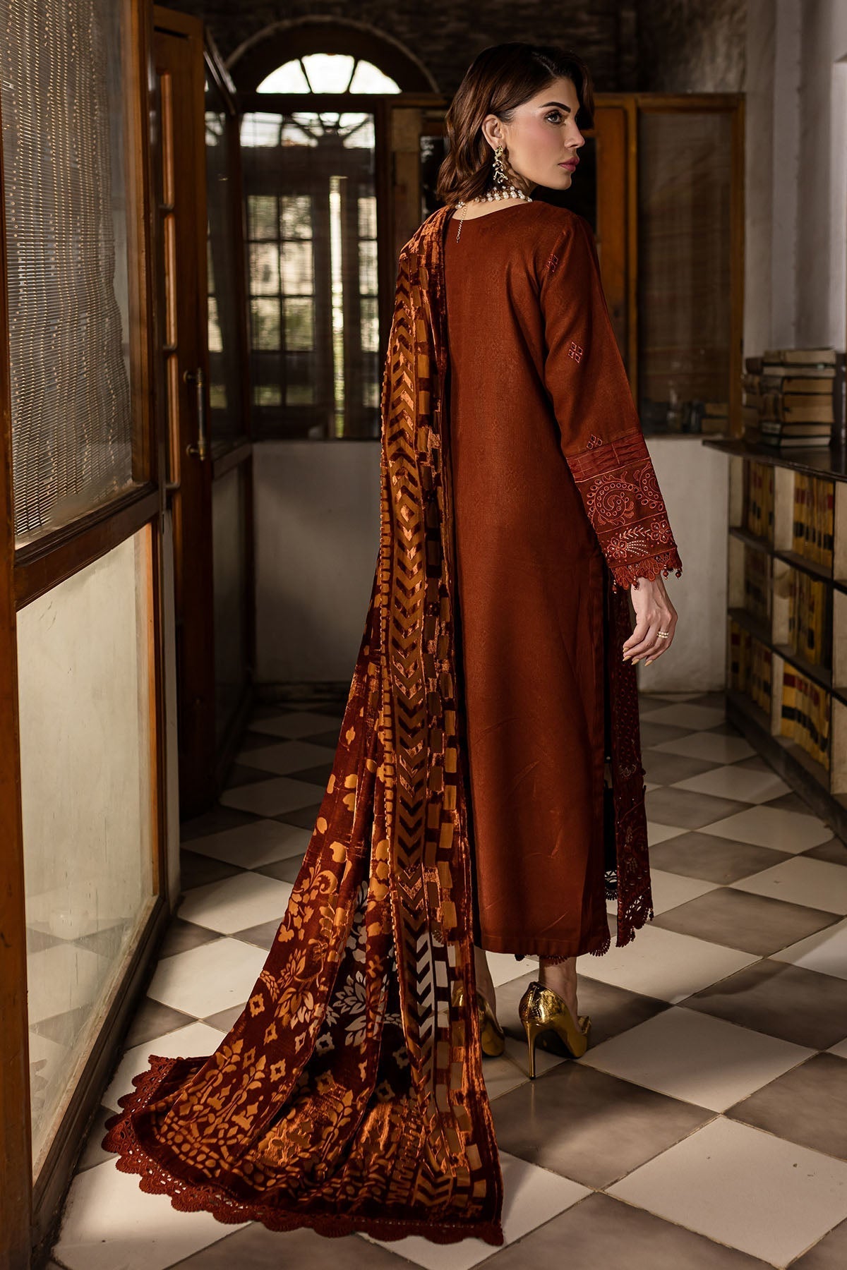 Nureh | Exclusive Shawls |  NE-120 - House Of Hania