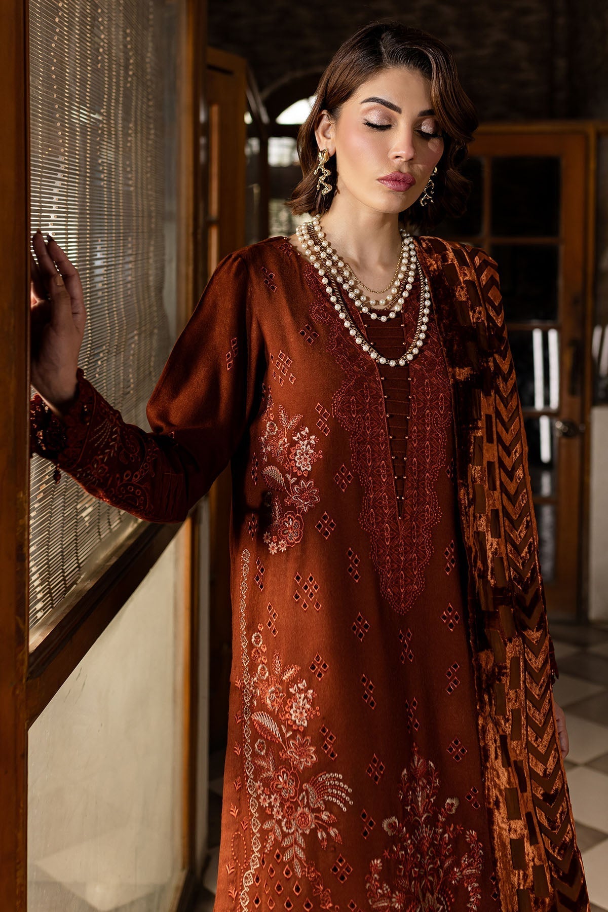 Nureh | Exclusive Shawls |  NE-120 - House Of Hania