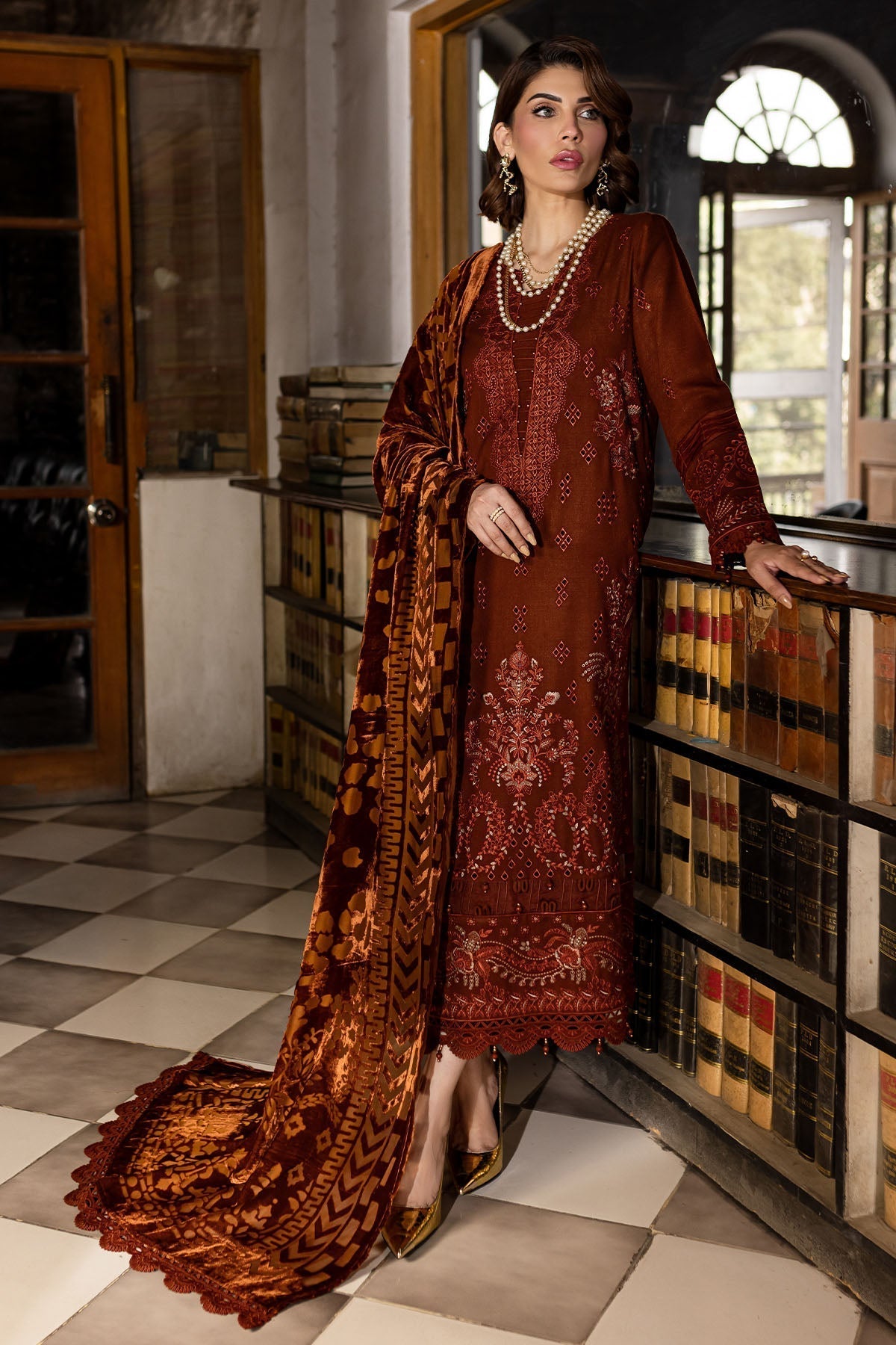 Nureh | Exclusive Shawls |  NE-120 - House Of Hania
