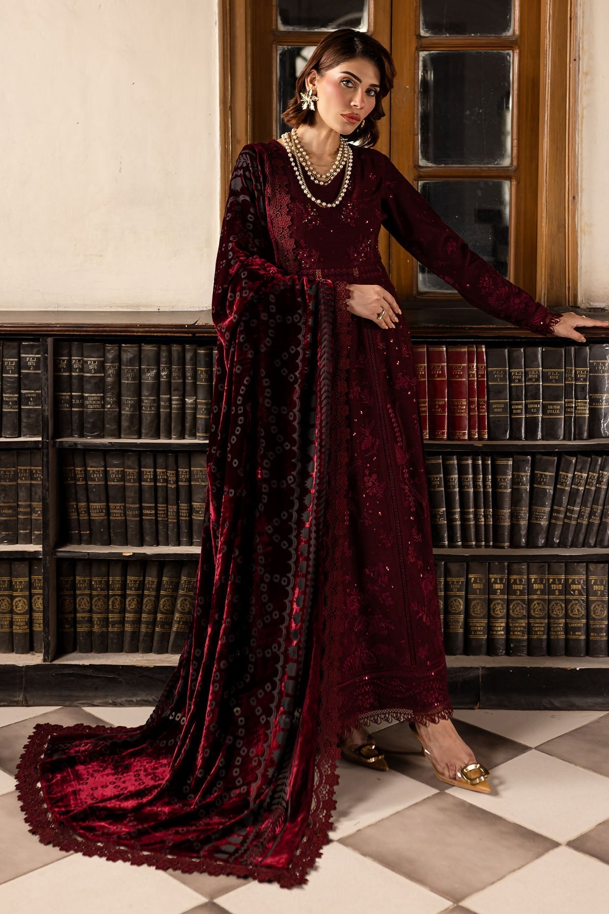 Nureh | Exclusive Shawls |  NE-121 - House Of Hania