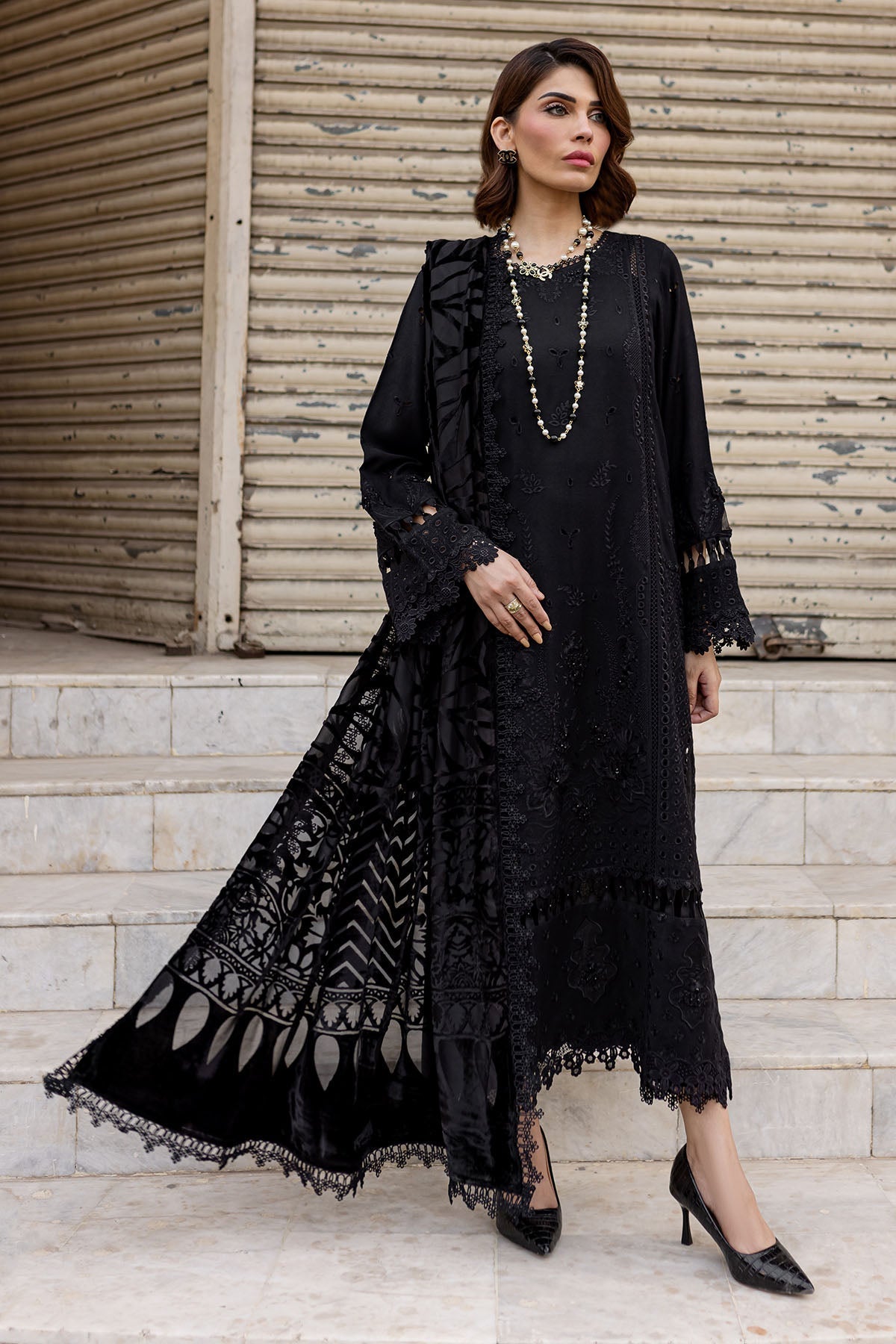 Nureh | Exclusive Shawls |  NE-123 - House Of Hania