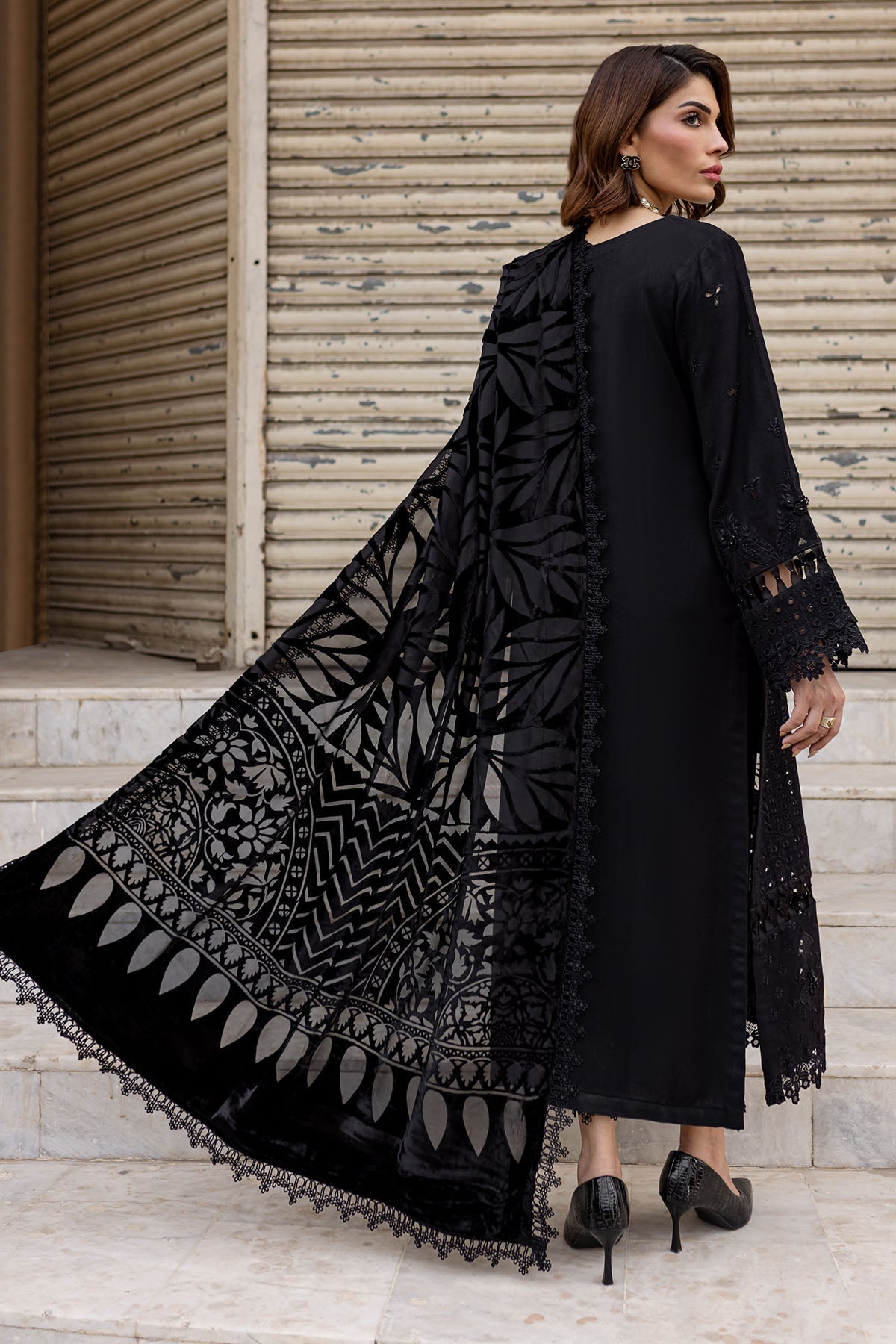 Nureh | Exclusive Shawls |  NE-123 - House Of Hania