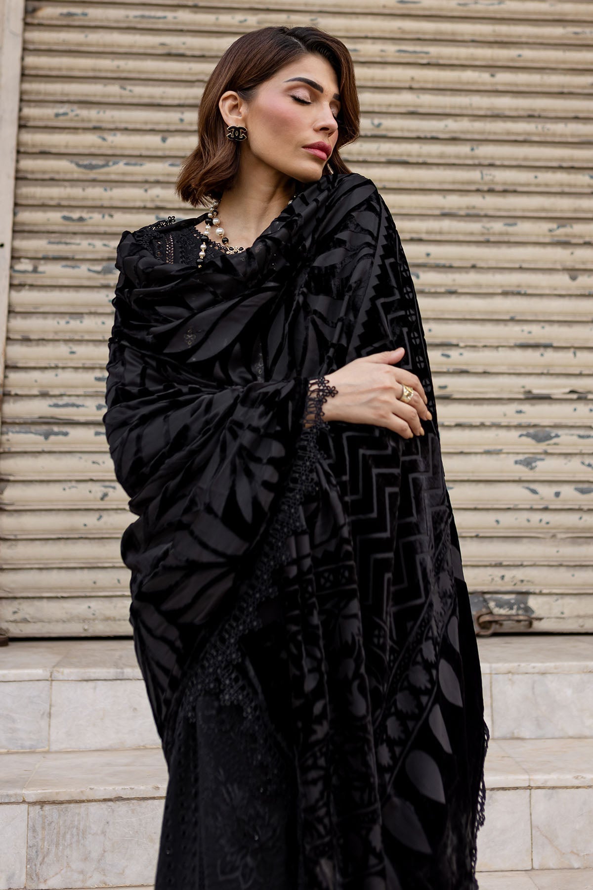 Nureh | Exclusive Shawls |  NE-123 - House Of Hania